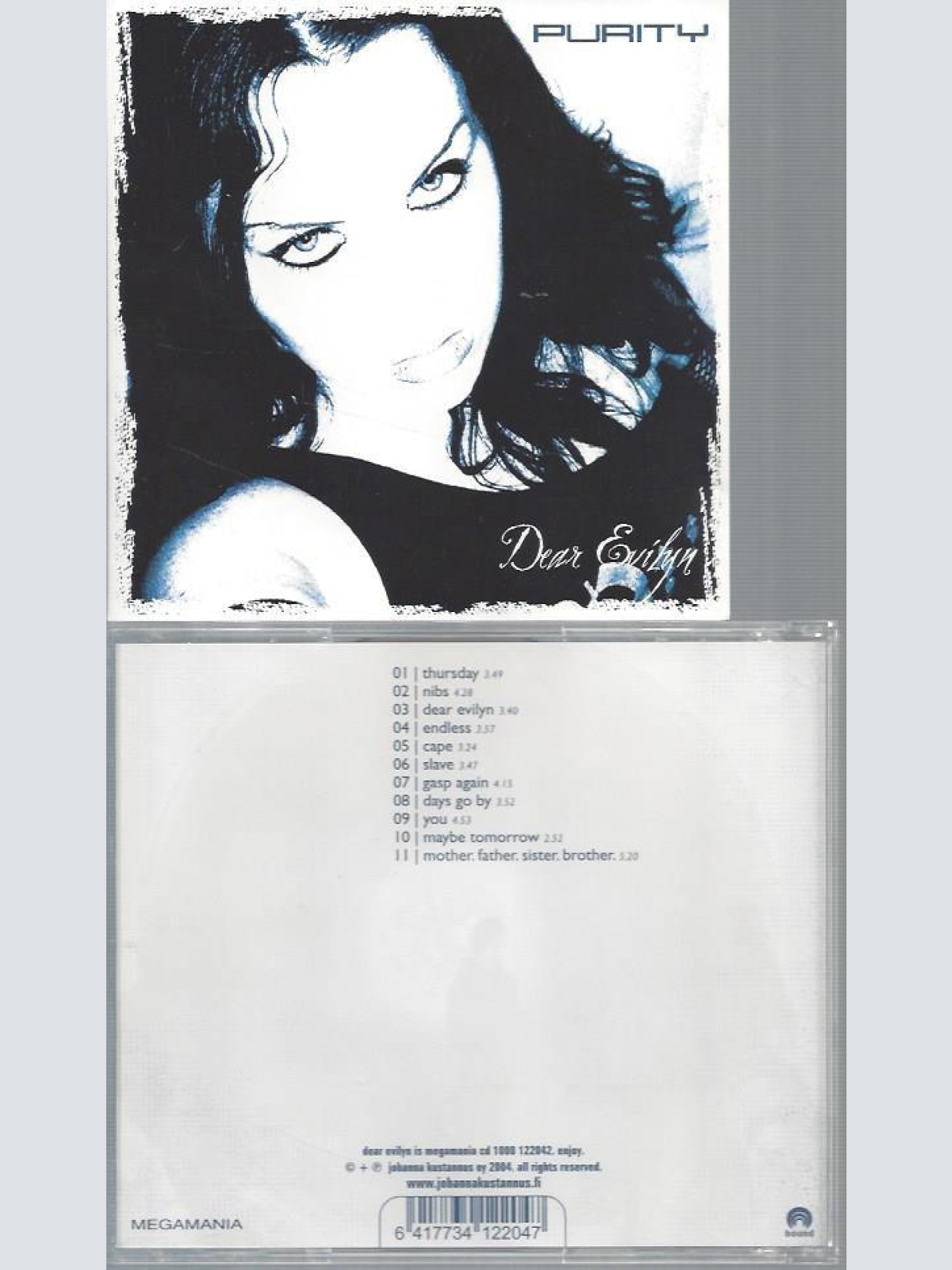 CD--PURITY DEAR EVILYN