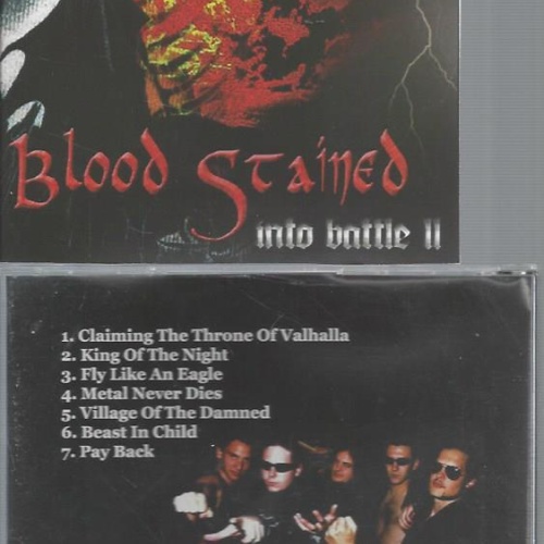 CD--BLOOD STAINED INTO BATTLE II // PROMO