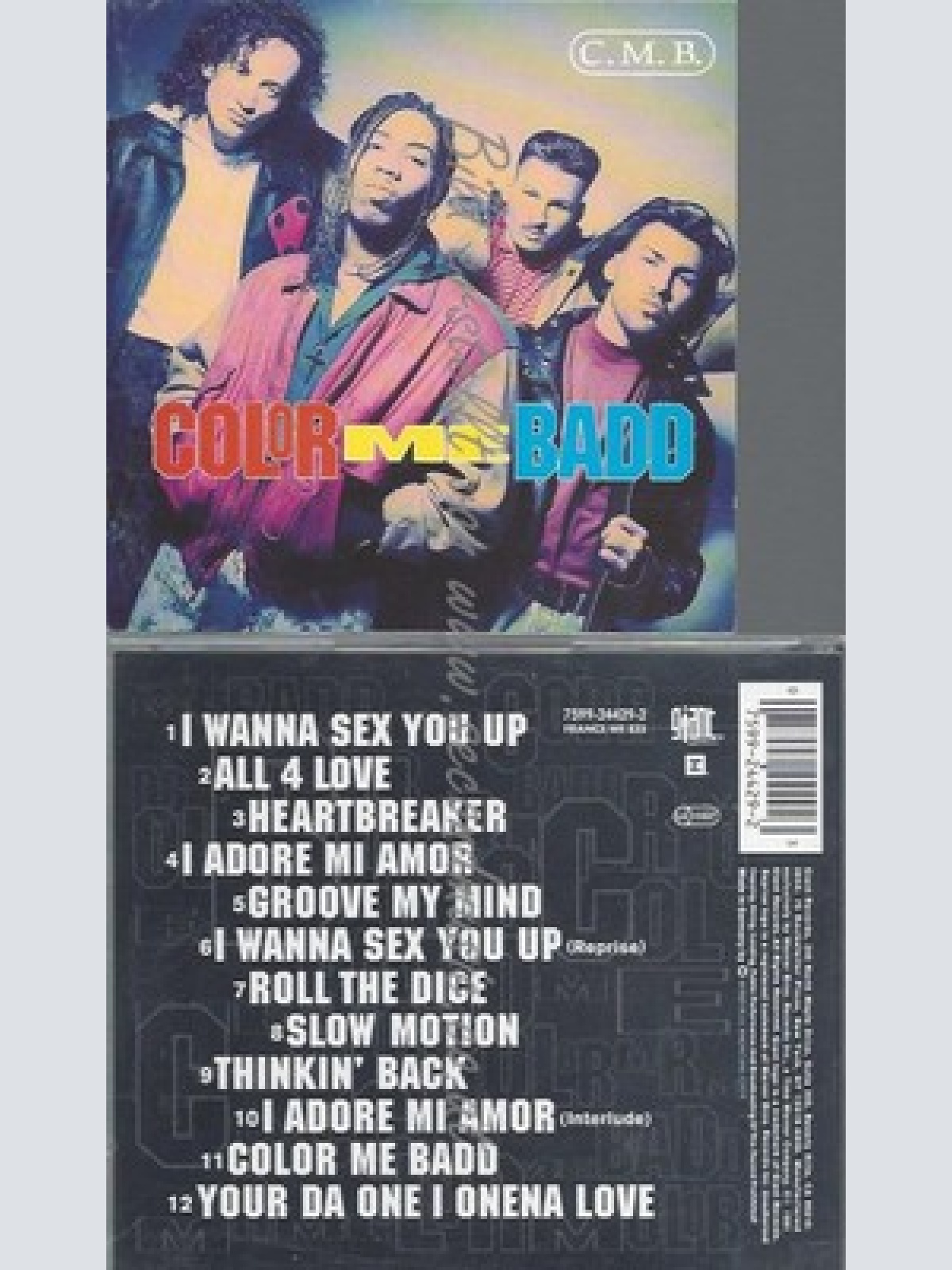 CD--COLOR ME BADD - - - IMPORT -- S. T.