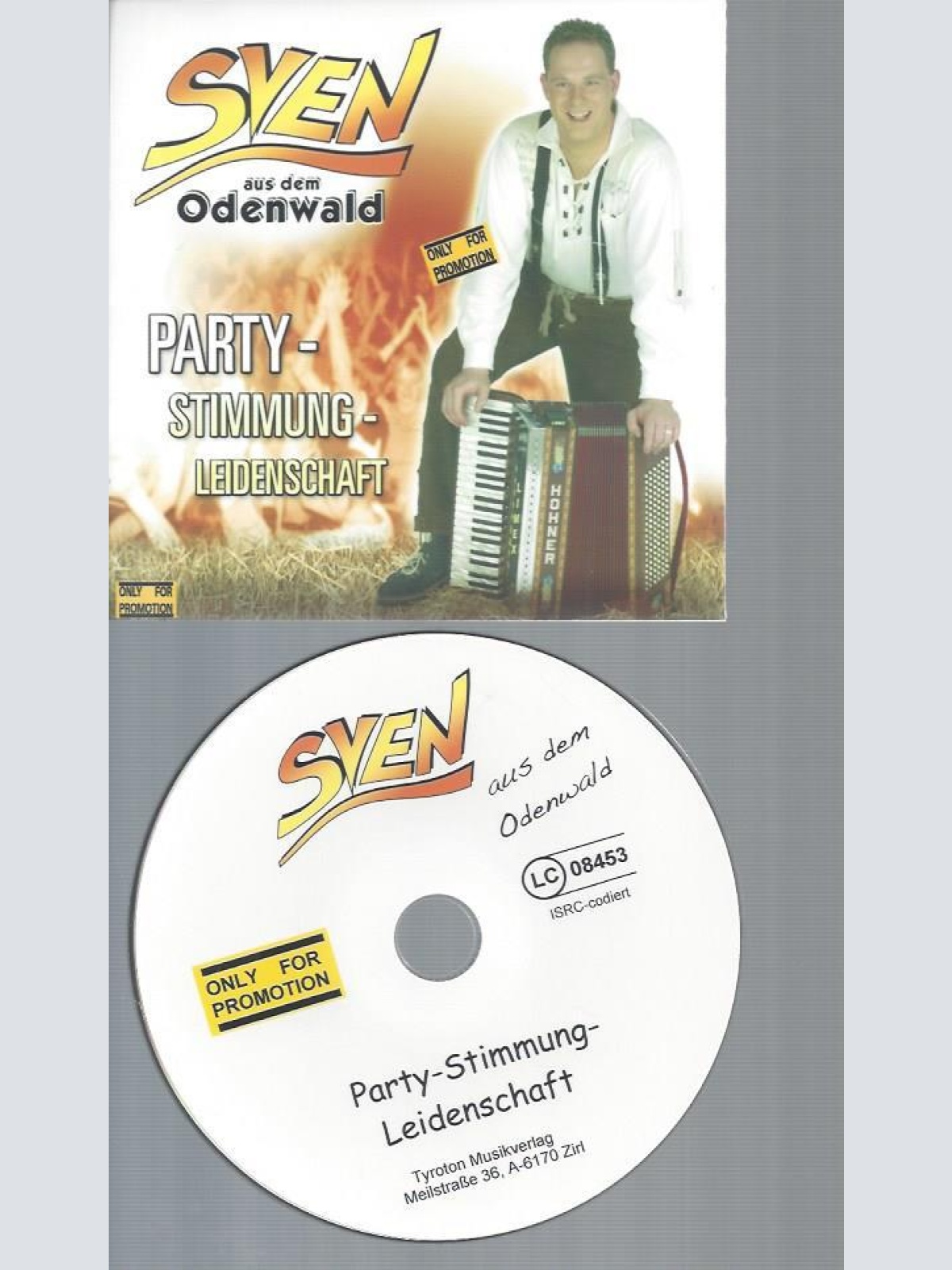 CD--SVEN AUS DEM ODENWALD PARTY STIMMUNG LEIDENSCHAFT // PROMO 12 TRACKS