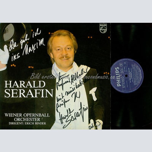 LP-HARALD SERAFIN DA GEH ICH INS MAXIM // SIGNIERT
