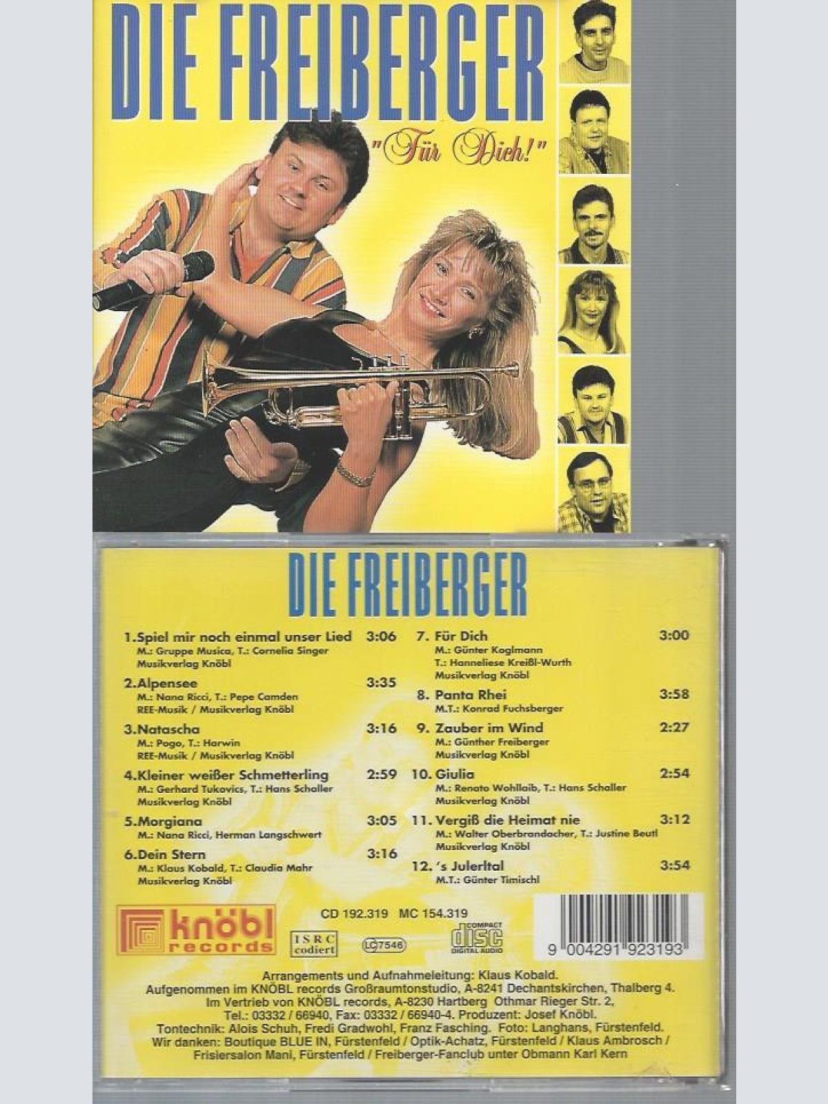 CD--DIE FREIBERGER FÜR DICH