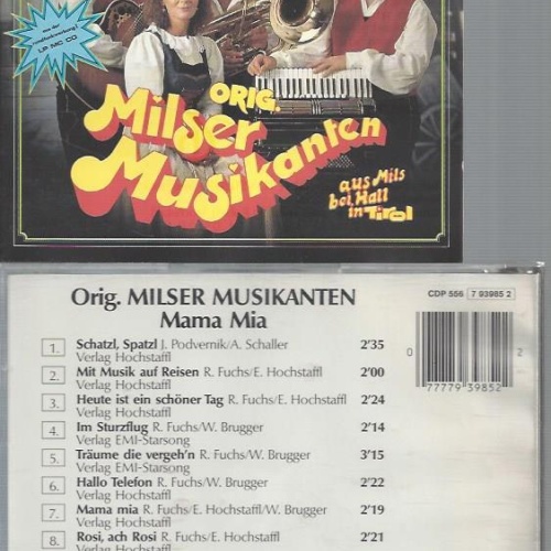 CD--ORIG MILSER MUSIKANTEN MAMA MIA