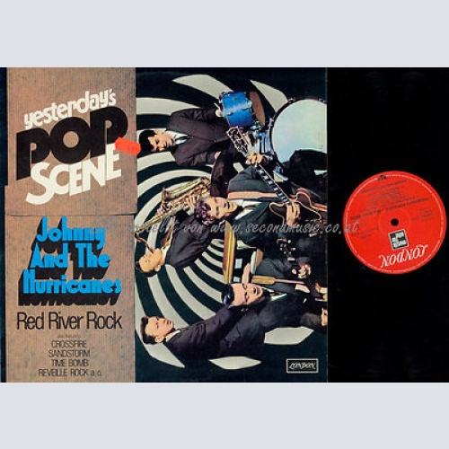 LP--JOHNNY AND THE HURRICANS RED RIVER ROCK