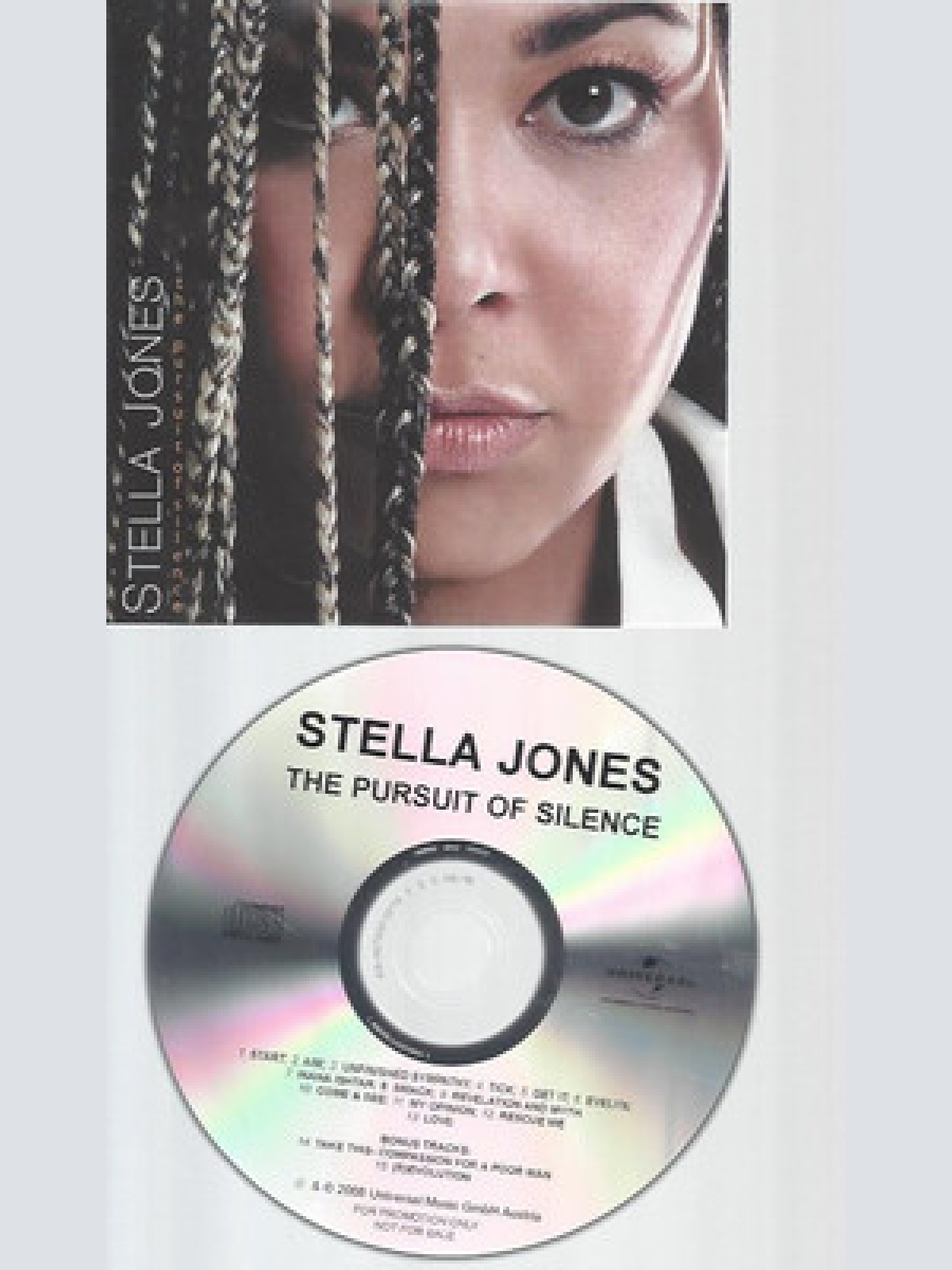 CD-STELLA JONES THE PURSUIT OF SILENCE  // PROMO
