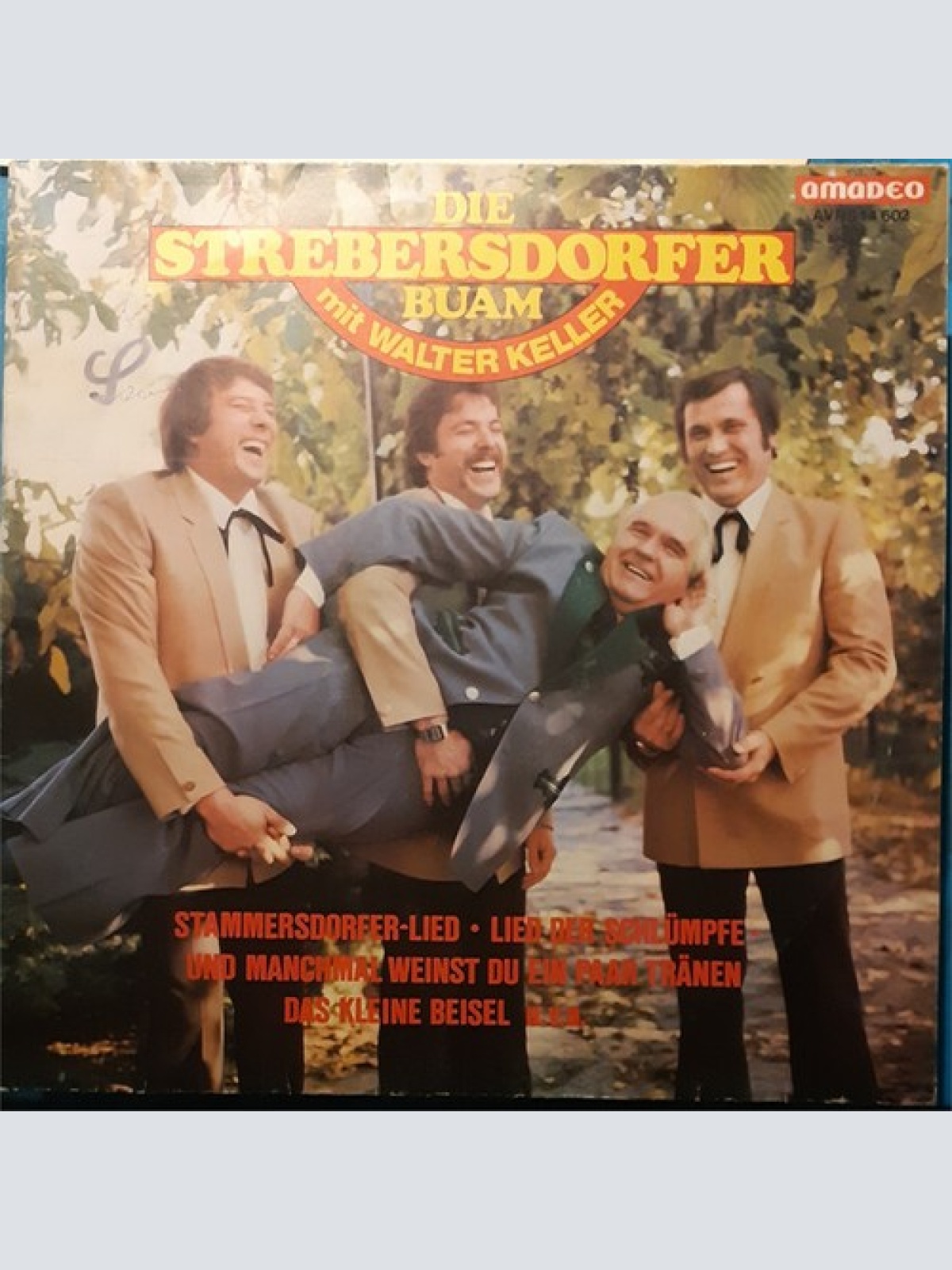 LP Die Strebersdorfer Buam, Walter Keller - Die Strebersdorfer Buam mit Walte...