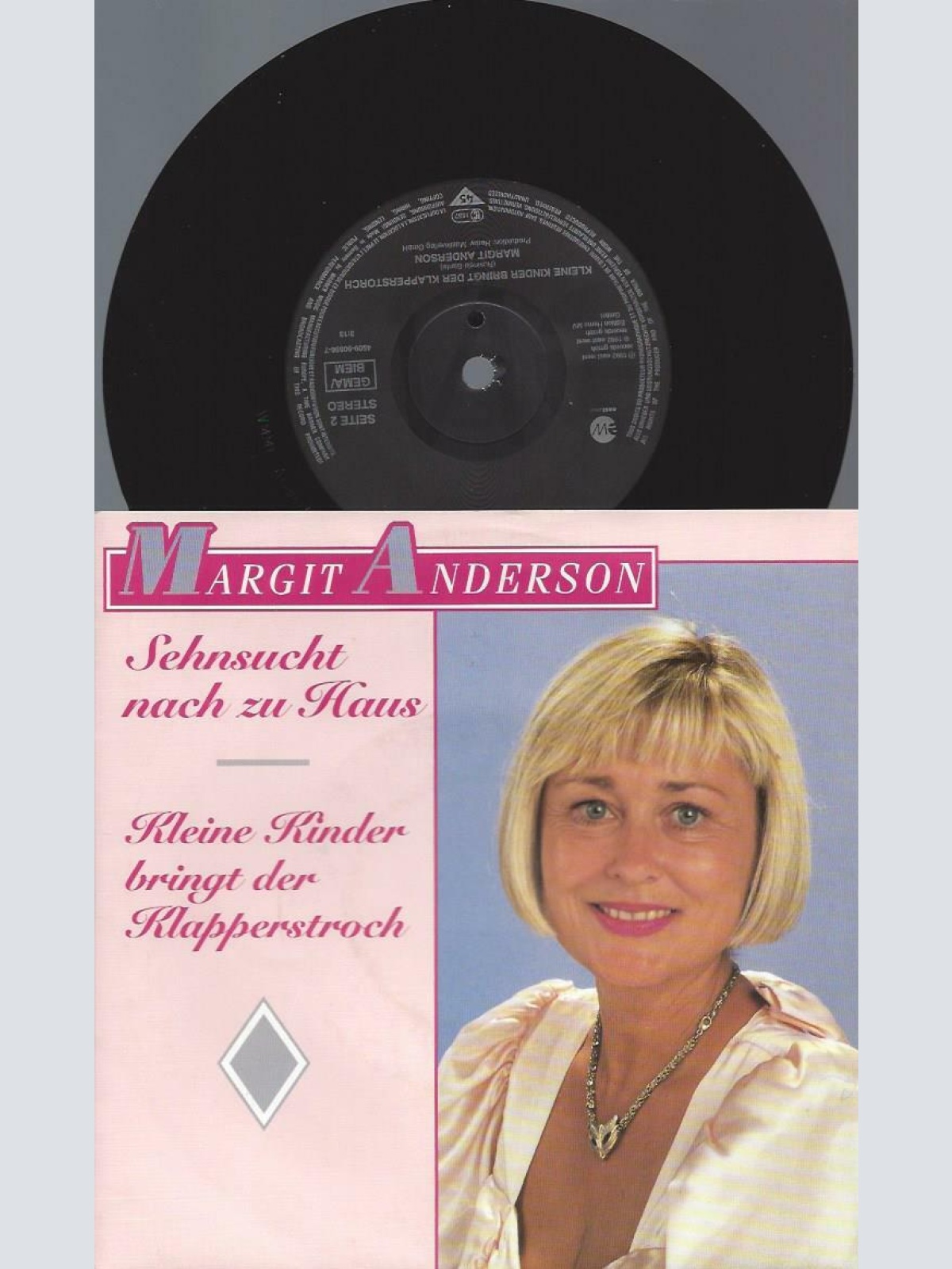 7" Margit Anderson -- Sehnsucht nach zu Hause