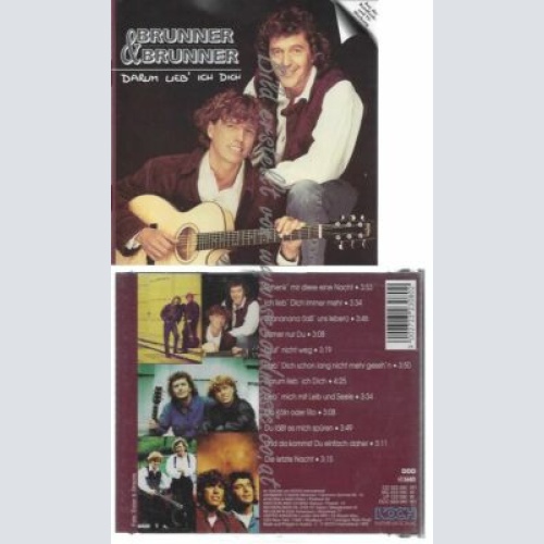CD--BRUNNER & BRUNNER--    DARUM LIEB' ICH DICH