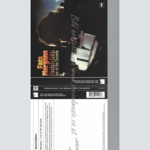 CD--FRIEDRICH GULDA | --FATA MORGANA - LIVE AT THE DOMICILE (MPS -