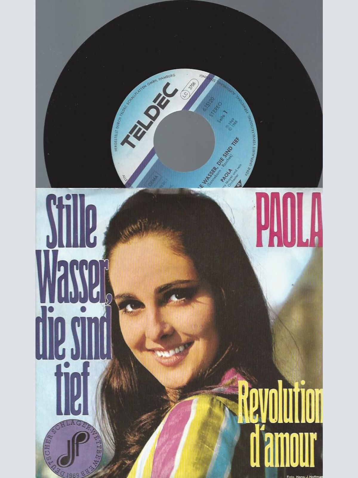 7" Paola  – Stille Wasser, Die Sind Tief / Teldec