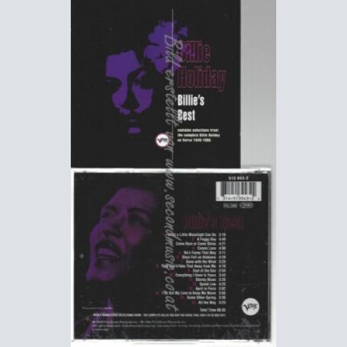 CD--BILLIE HOLIDAY--    BILLIE'S BEST