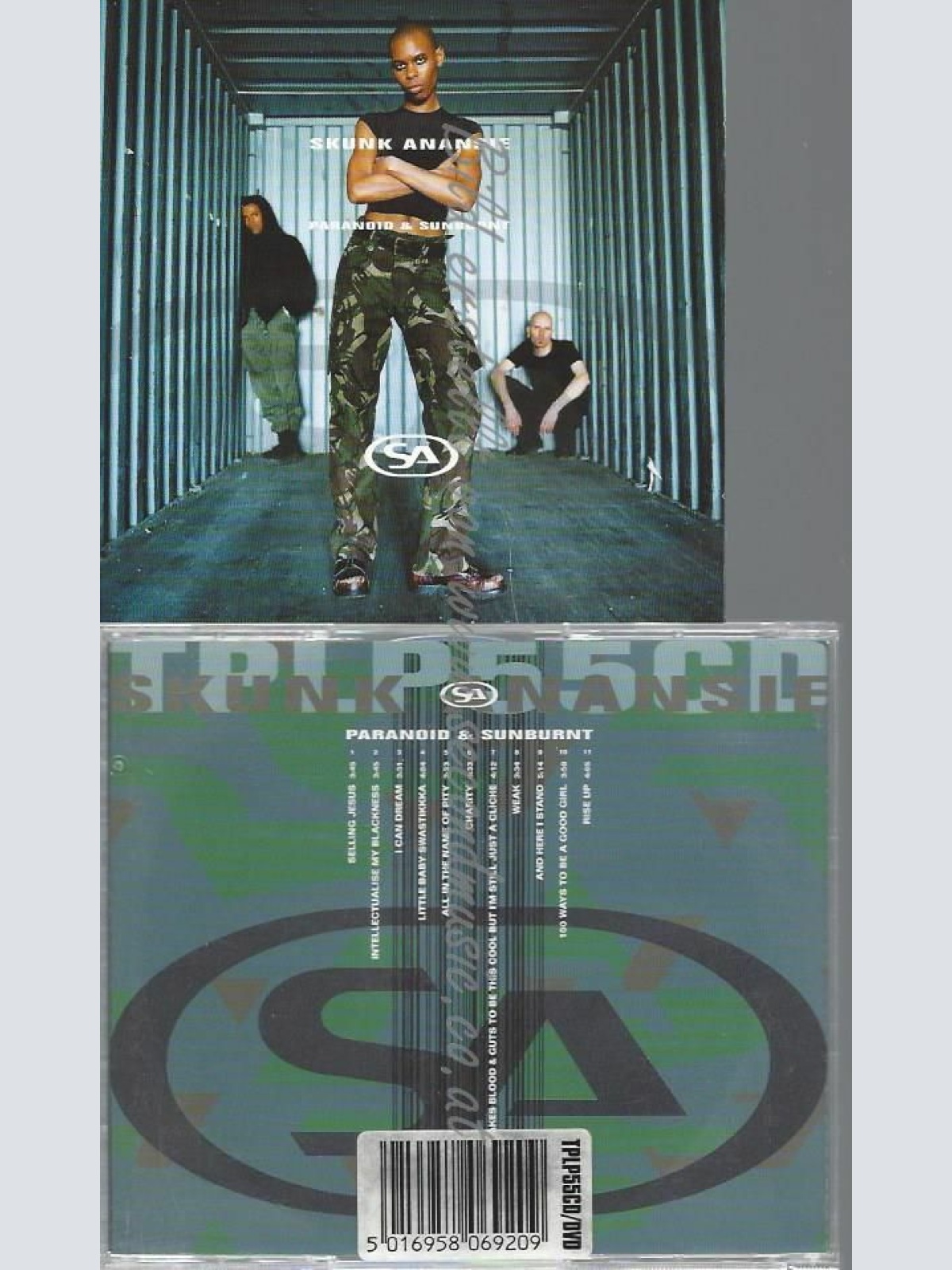 CD--SKUNK ANANSIE | --PARANOID & SUNBURNT