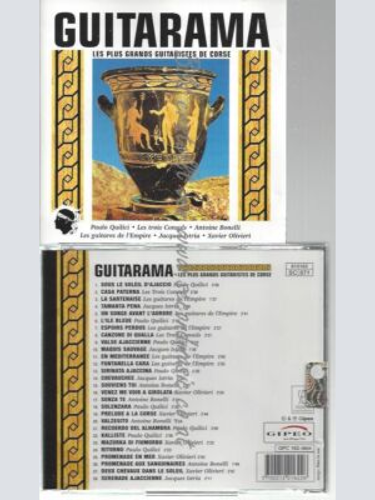 CD--     GUITARAMA - LES PLUS GRANDS GUITARISTES DE CORSE -US -