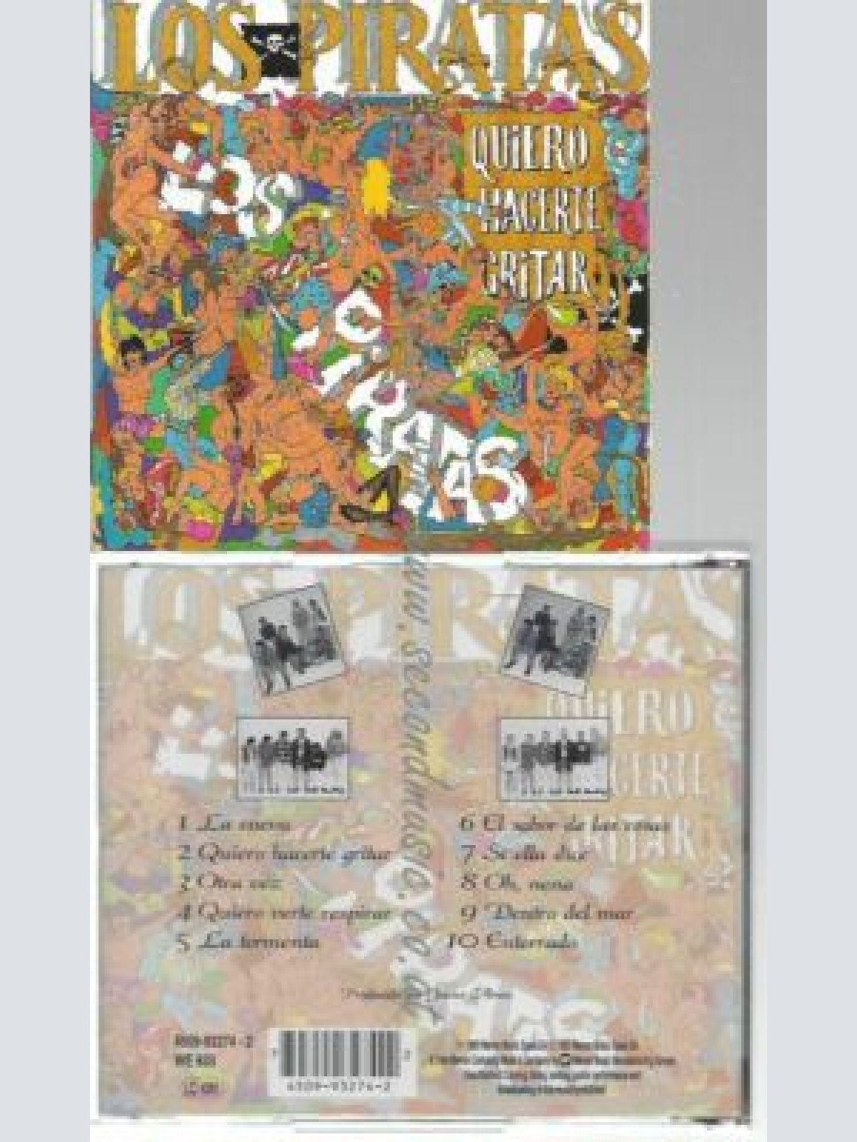 CD--LOS PIRATAS--    QUIERO HACERTE GRITAR