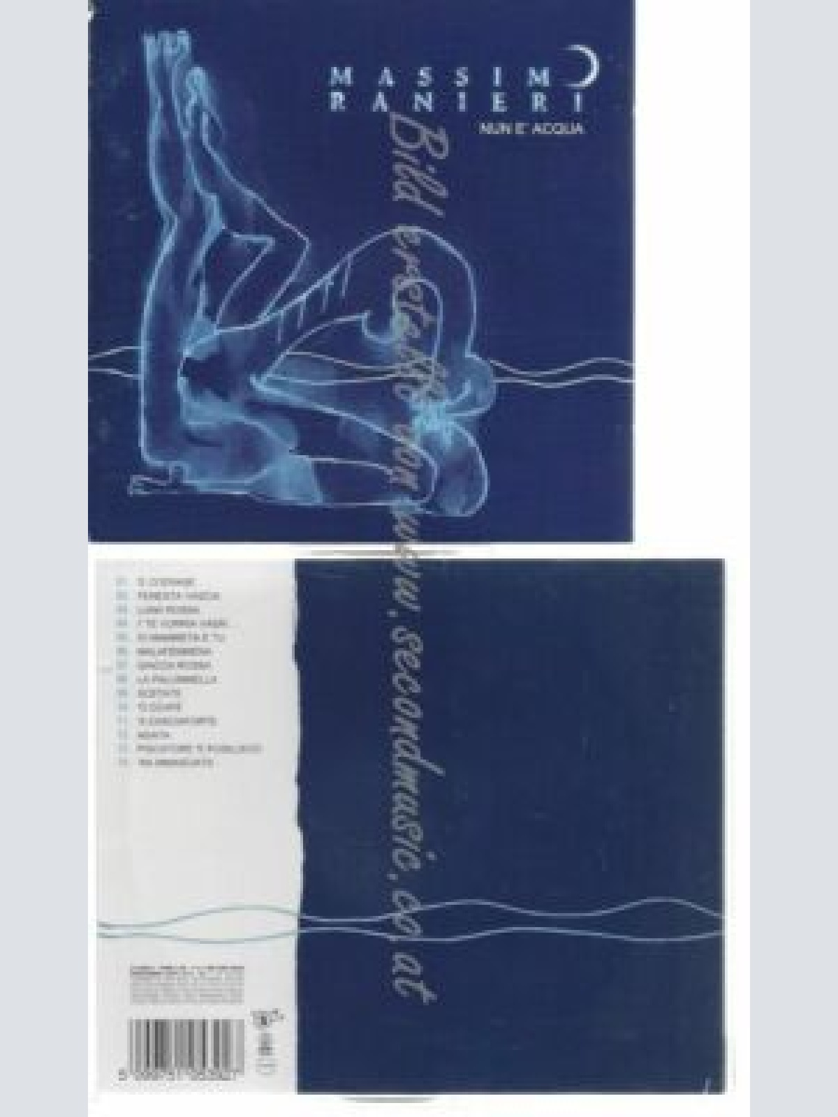 CD--MASSIMO RANIERI--    NUN E ACQUA