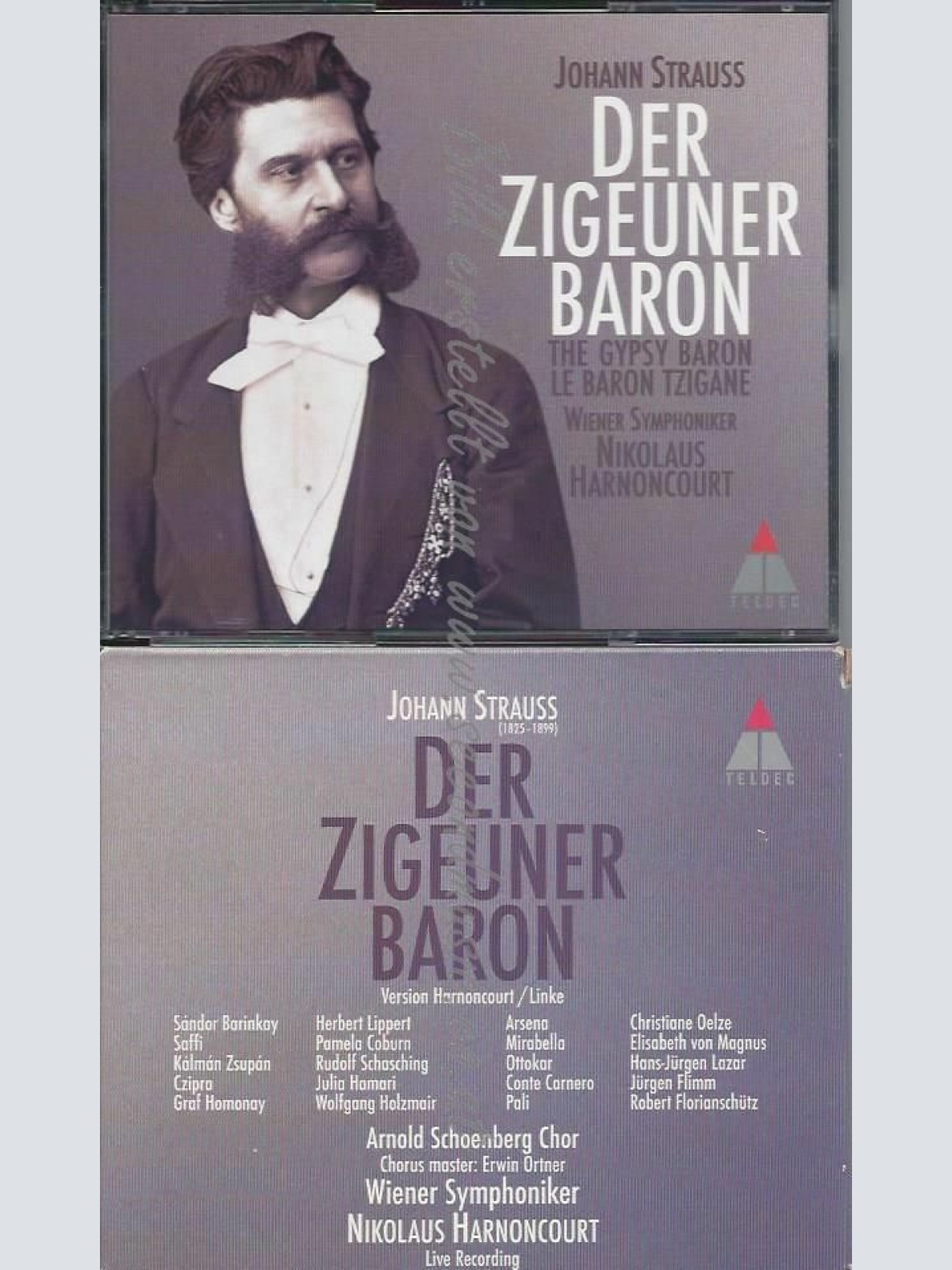 CD--HARNONCOURT --J STRAUSS: DER ZIGEUNERBARON (GESAMTAUFNAHME,