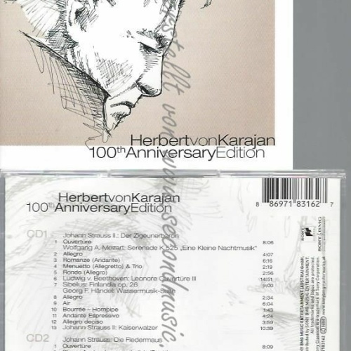 CD-- | --HERBERT VON KARAJAN 2008 / 100TH ANNIVERSARY EDITION