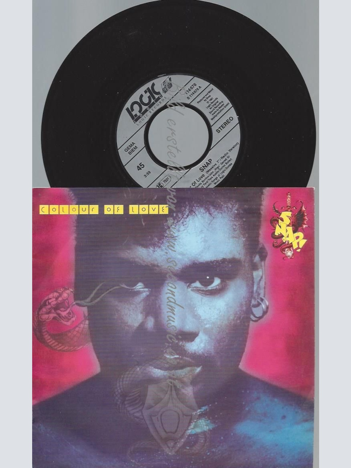 7"  Snap!  Colour Of Love