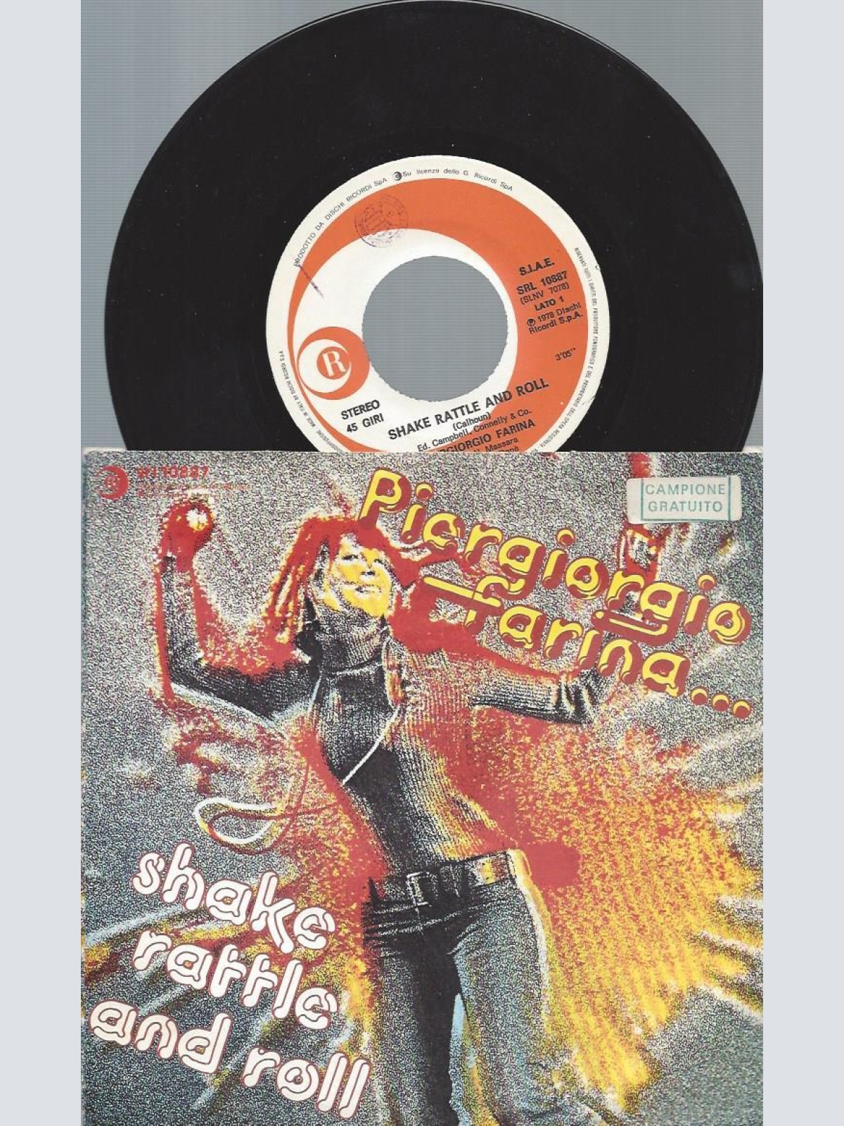 7"   Piergiorgio Farina  Shake Rattle And Roll