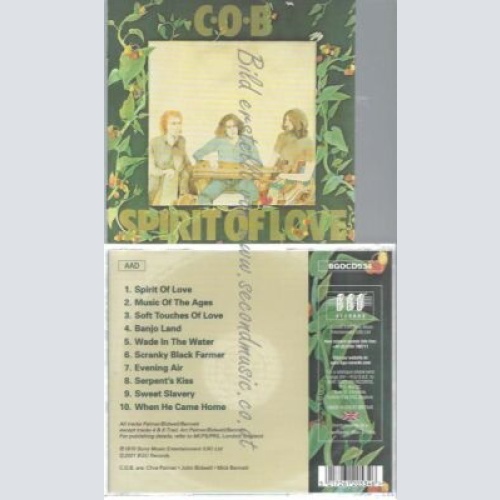 CD-- C.O.B.  Spirit Of Love