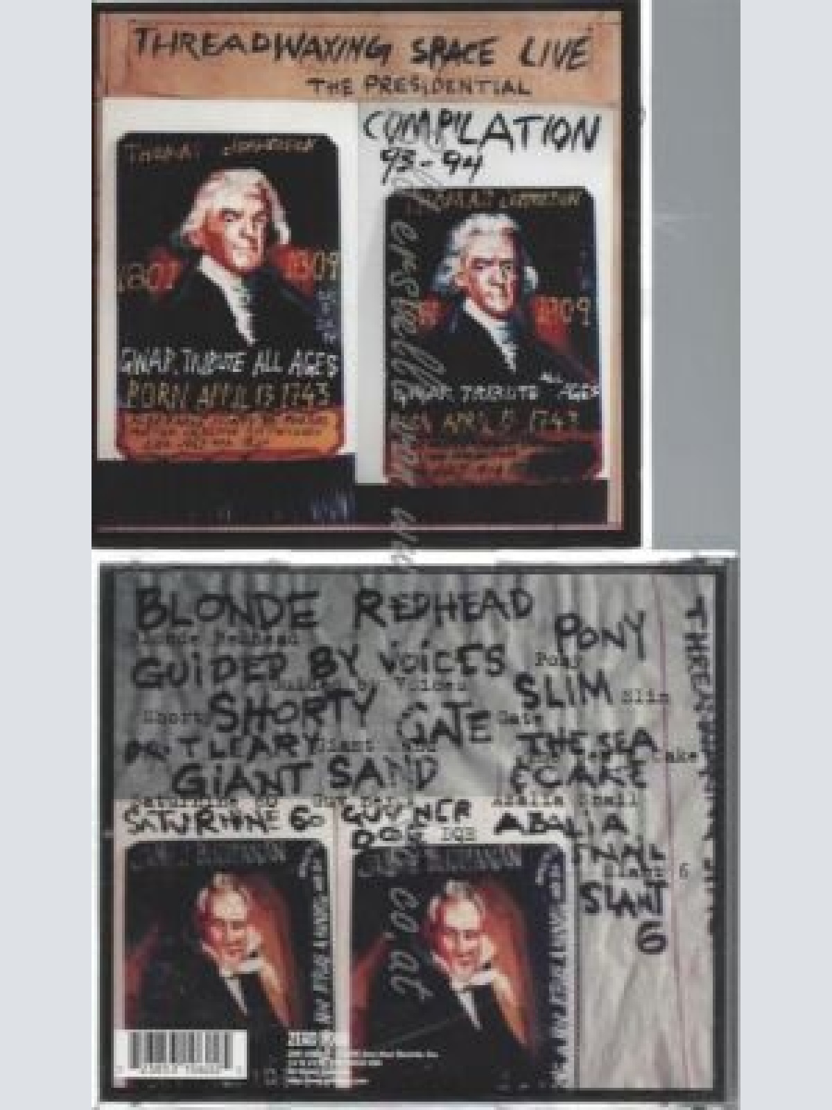 CD--VARIOUS | --THREADWAXING SPACE LIVE:-93-94