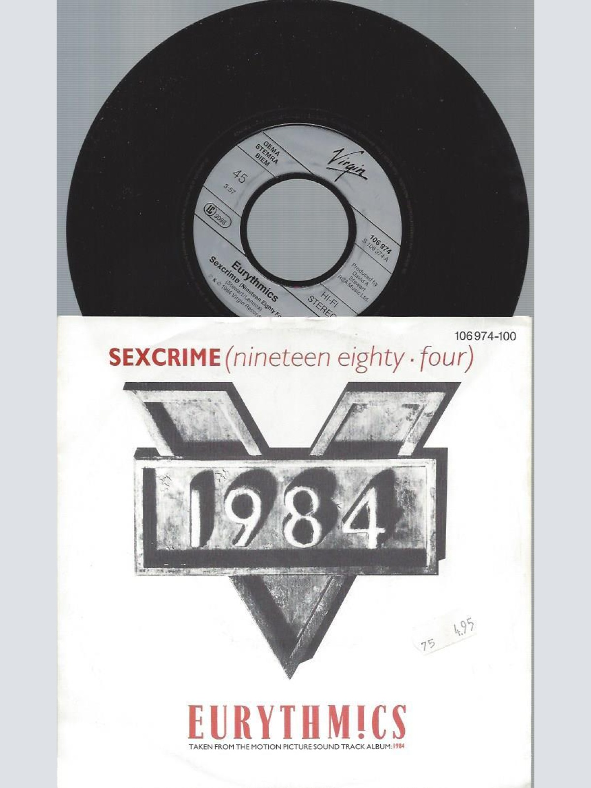 7"   Eurythmics – Sexcrime