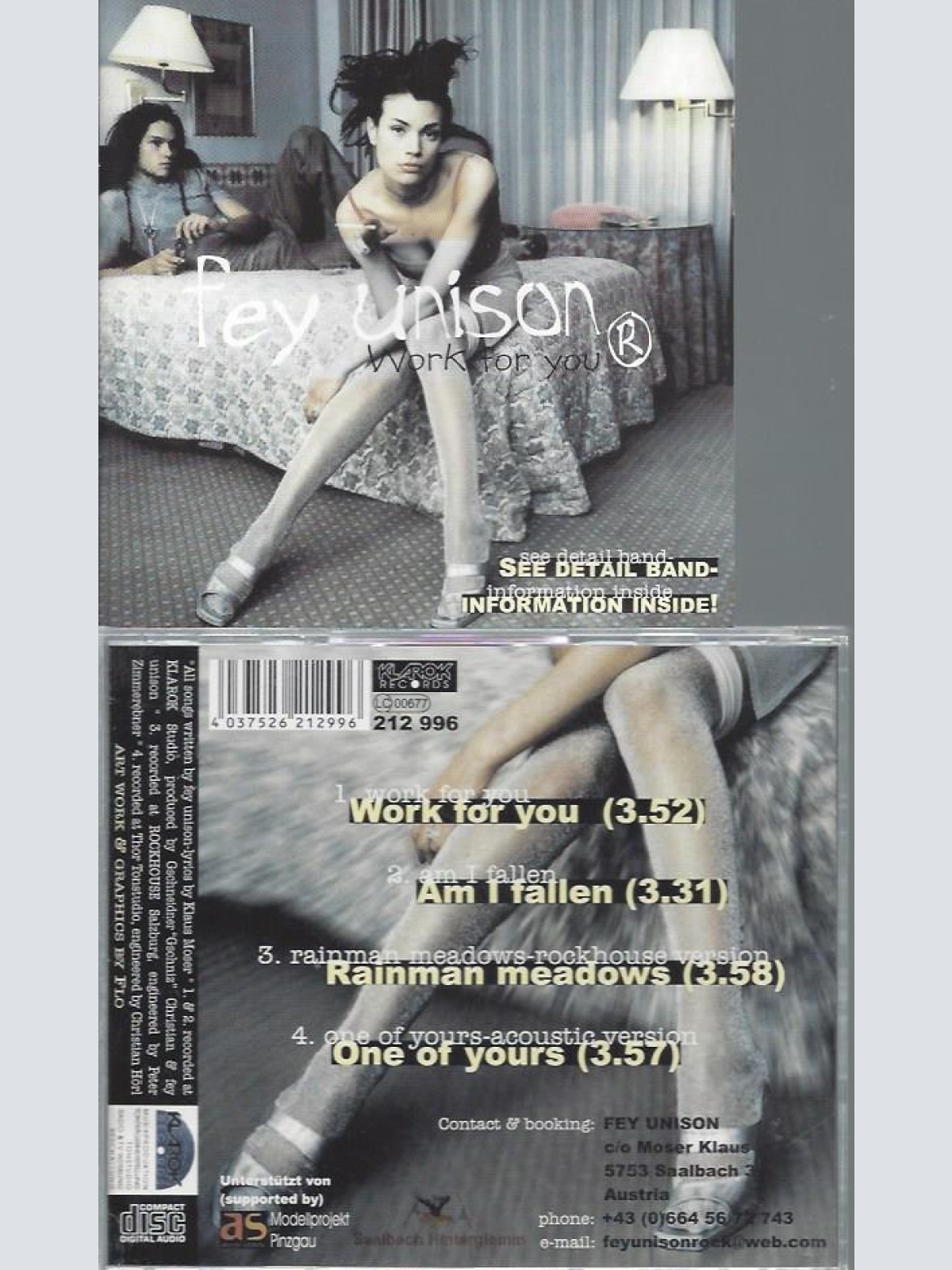 CD--  FEY UNISON WORK FOR YOU