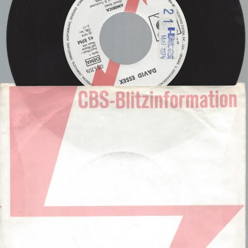 7"  David Essex – America  // PROMO
