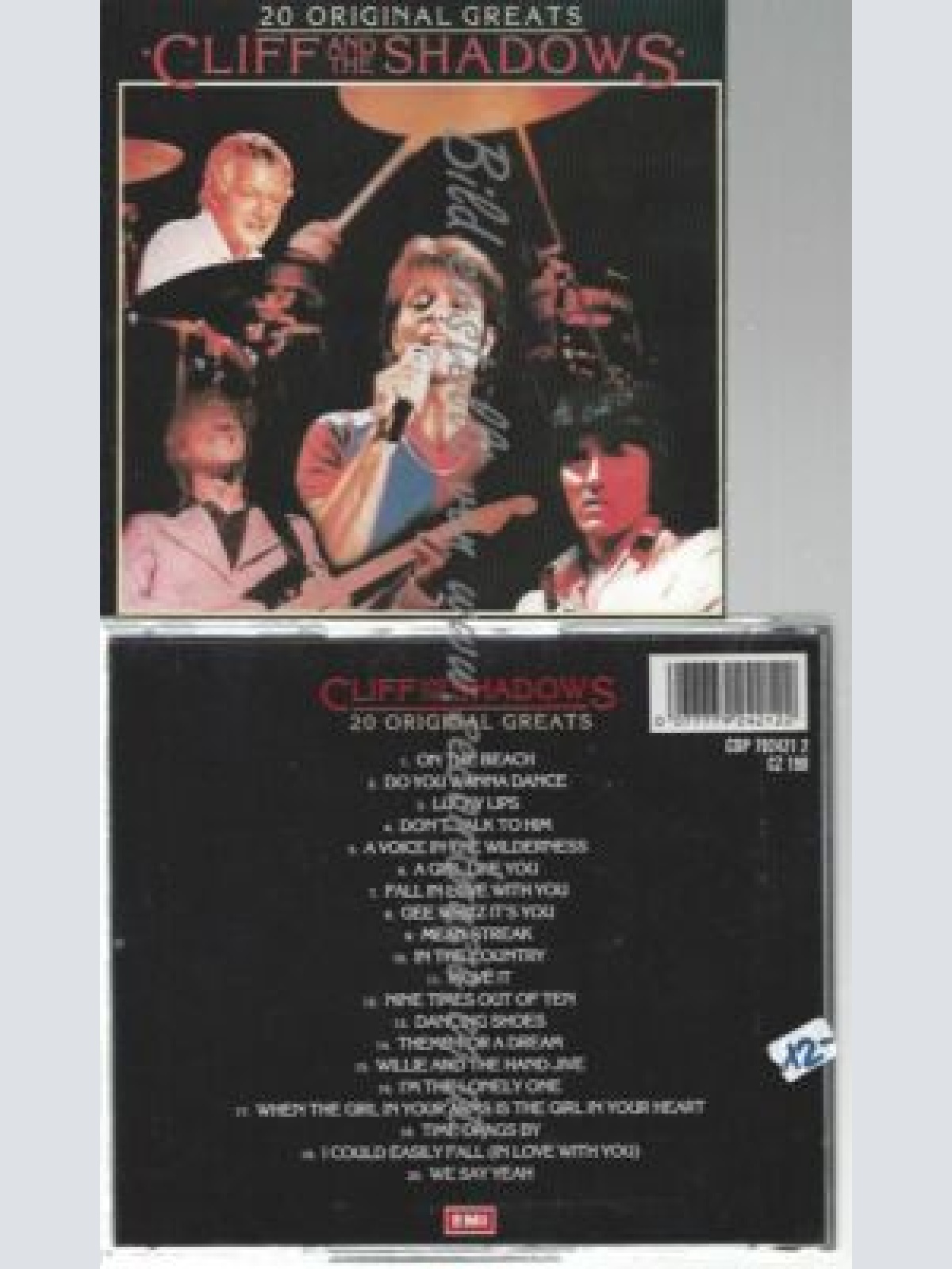 CD-- Cliff And The Shadows  20 Original Greats