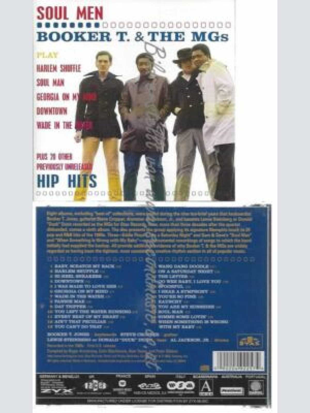 CD--BOOKER T. & THE MG'S--    SOUL MEN