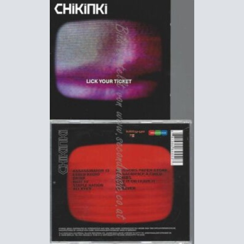CD--CHIKINKI | --LICK YOUR TICKET