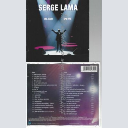 CD--SERGE LAMA--    UN JOUR, UNE VIE