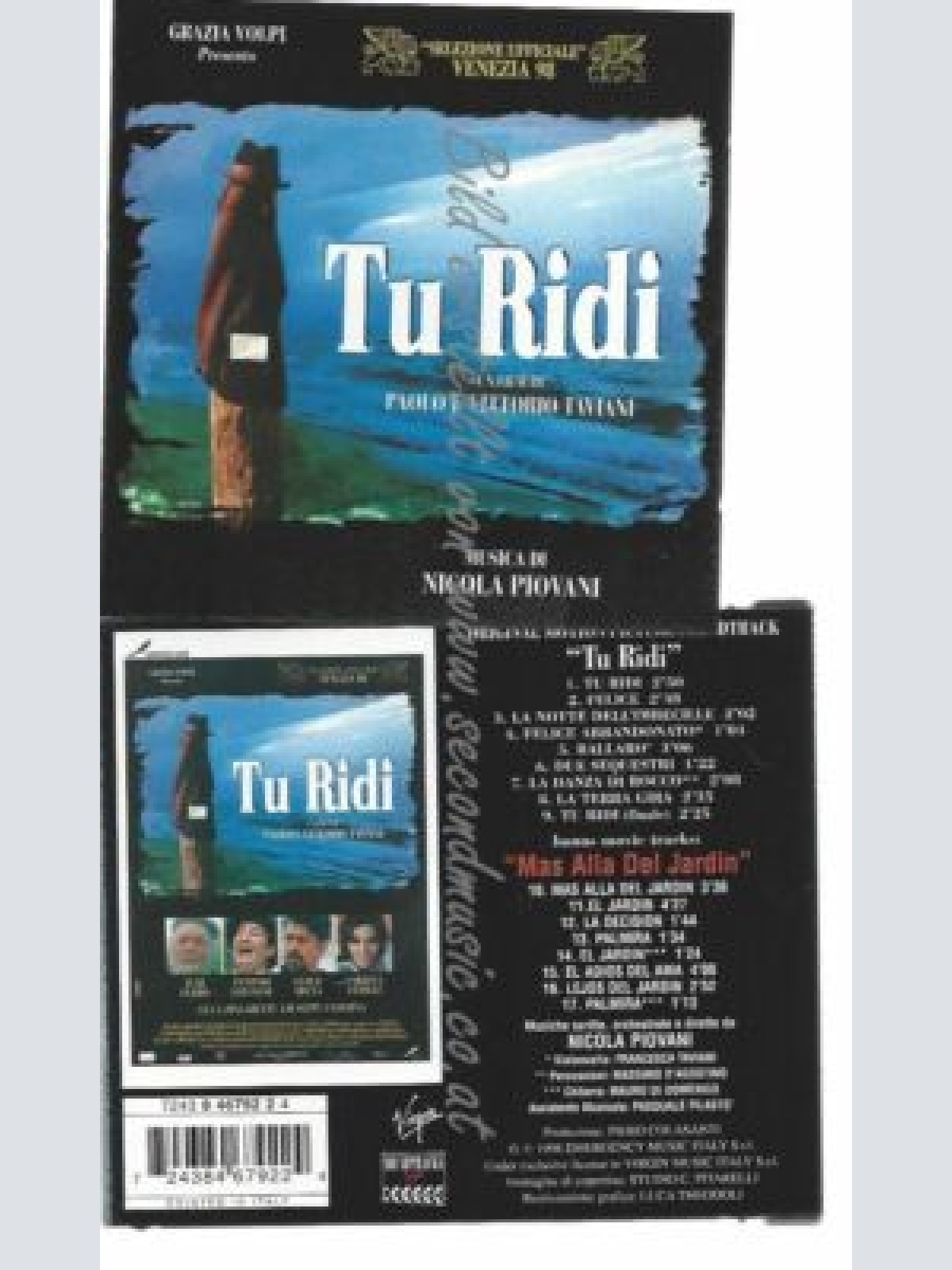 CD--SOUNDTRACK -NICOLA PIOVANI---    TU RIDI -ITALIEN -