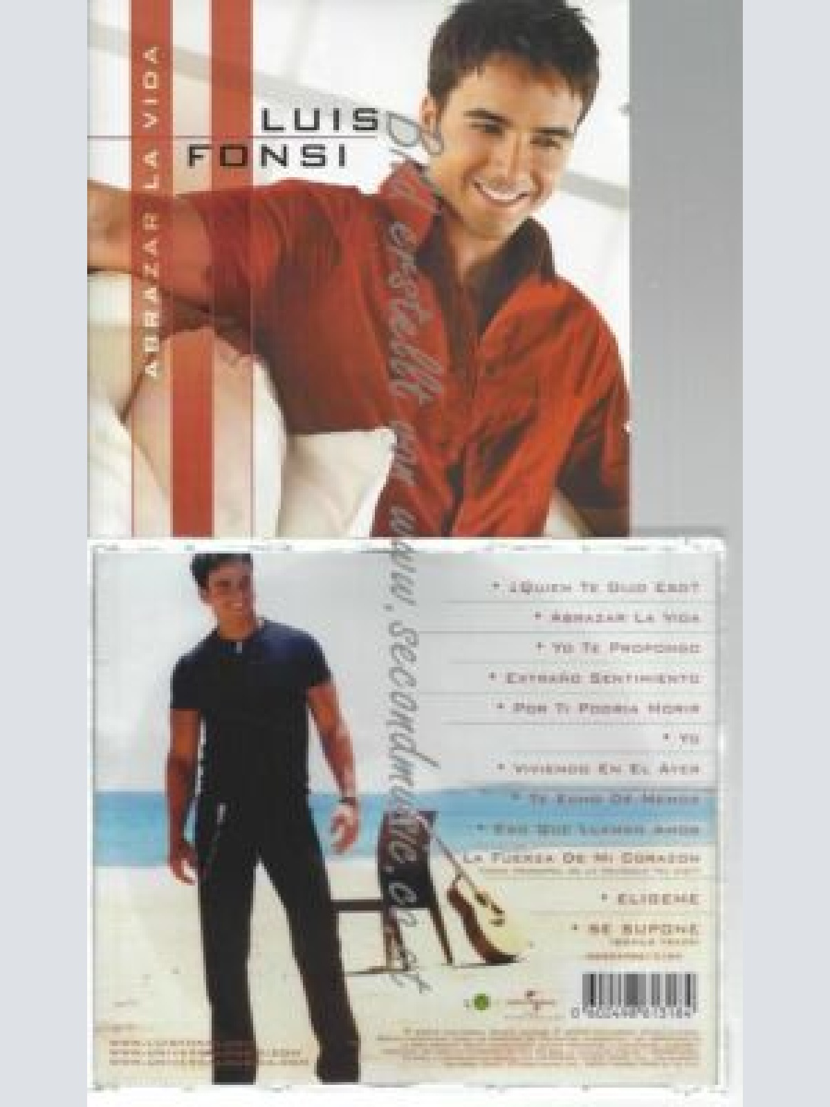 CD--LUIS FONSI--    ABRAZAR LA VIDA
