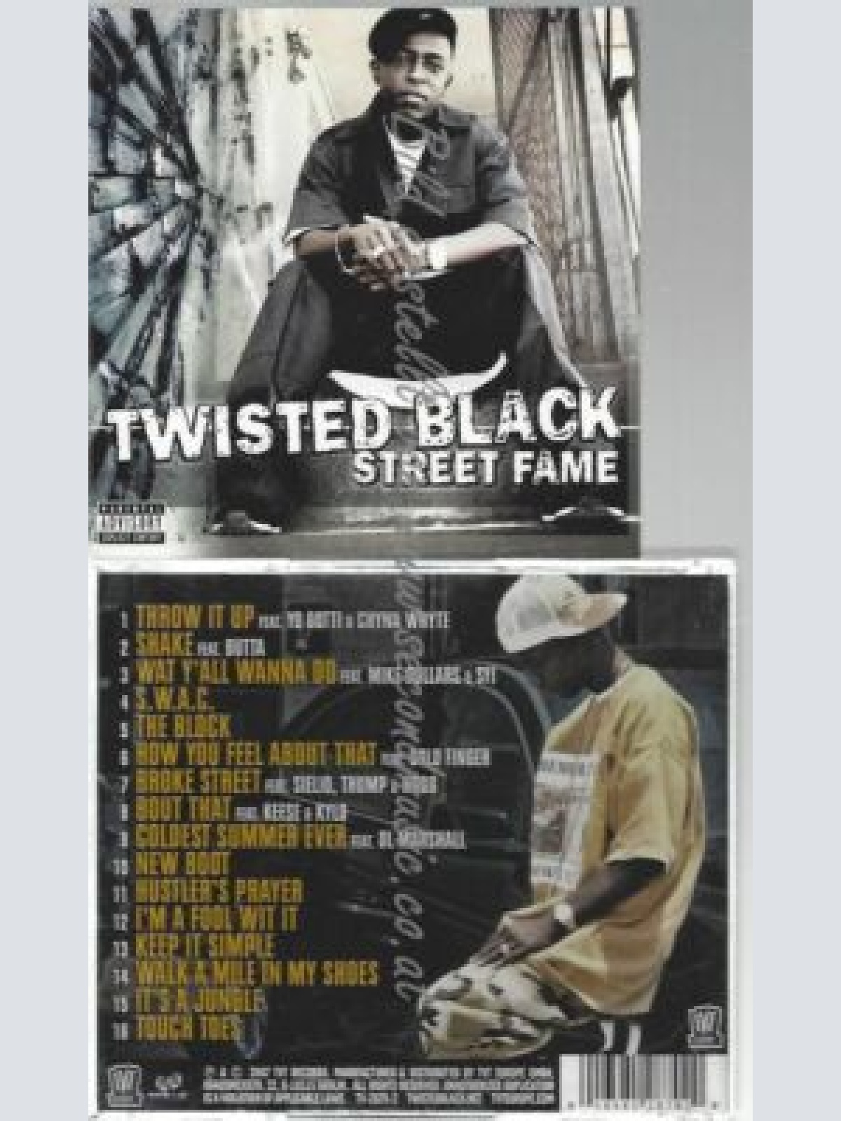 CD--TWISTED BLACK--    STREET FAME [EXPLICIT]