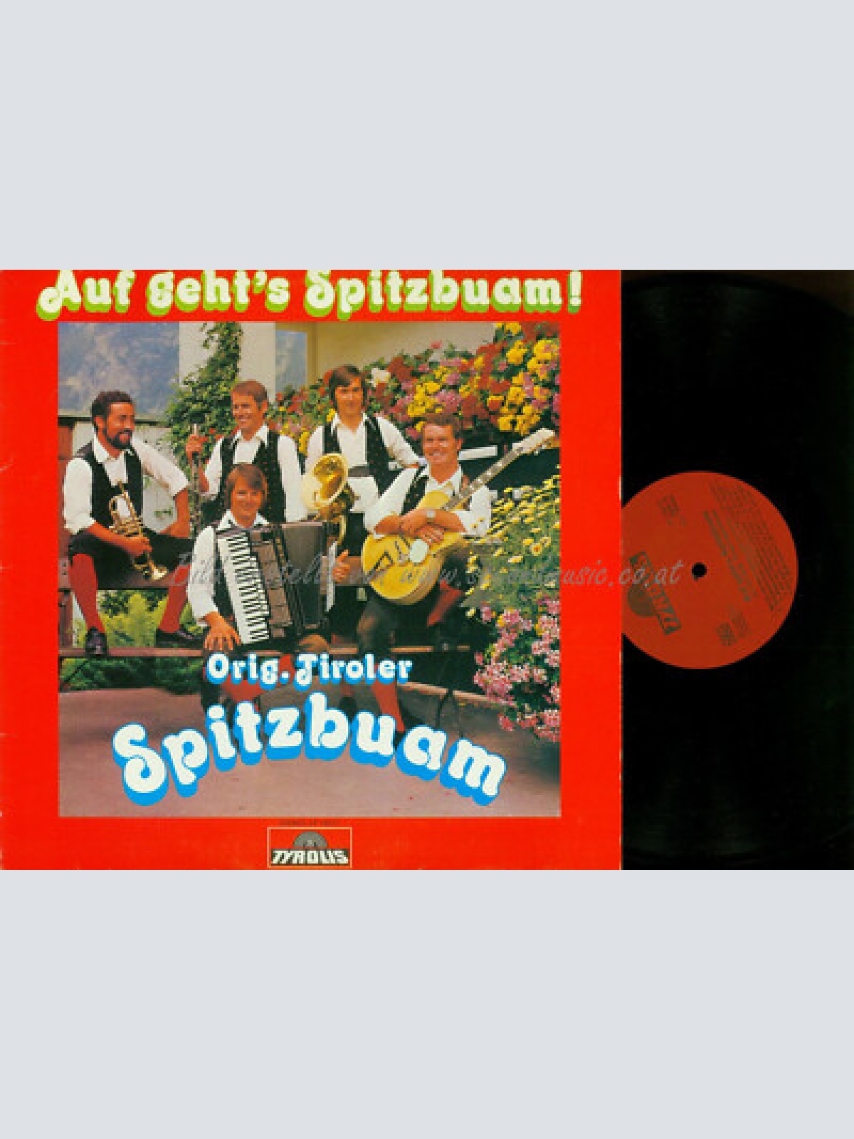 LP  -- Orig. Tiroler Spitzbuam – Auf Geht's Spitzbuam