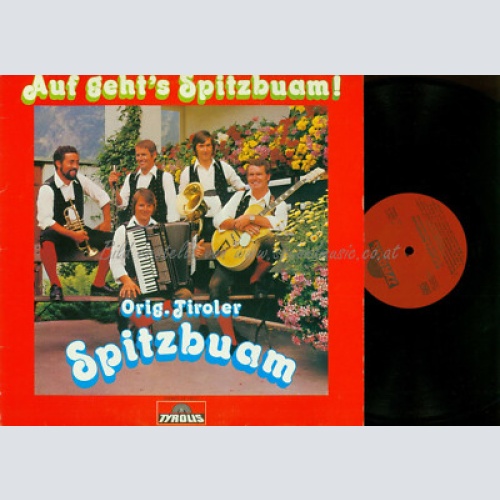 LP  -- Orig. Tiroler Spitzbuam – Auf Geht's Spitzbuam