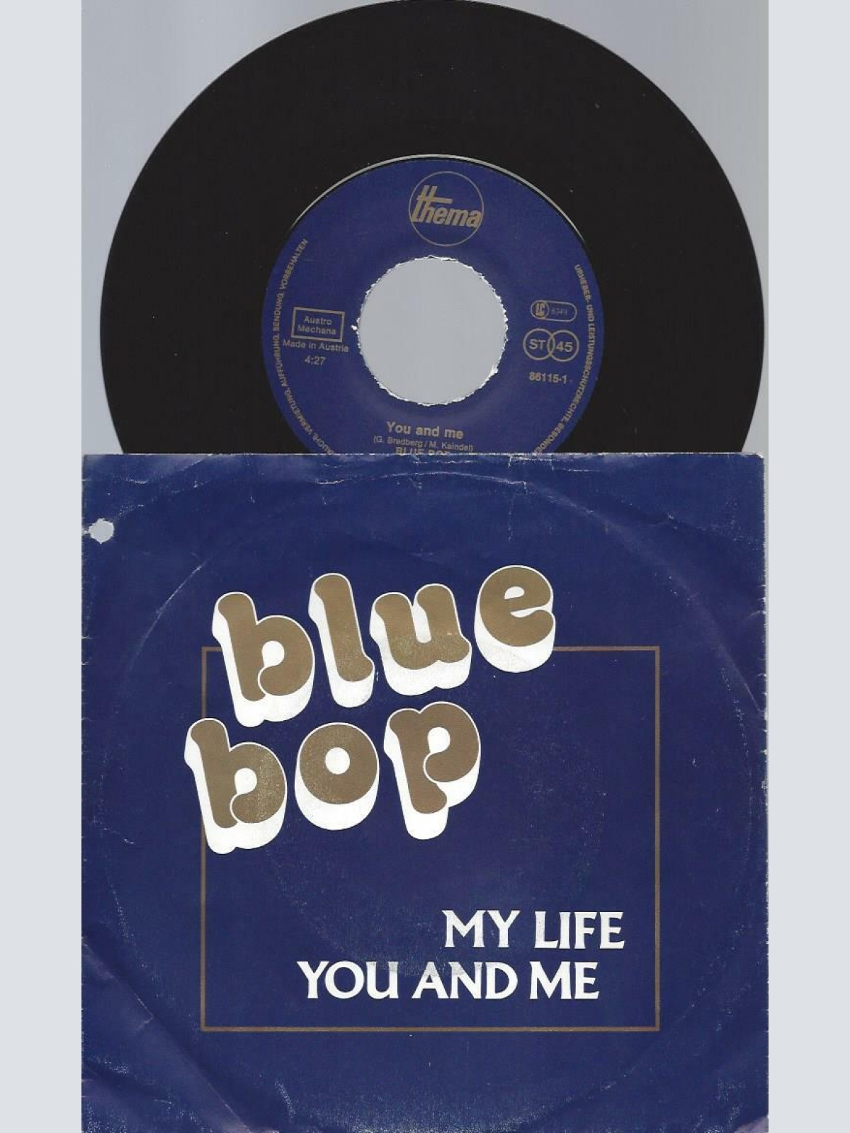 7"  Blue Bop  – My Life