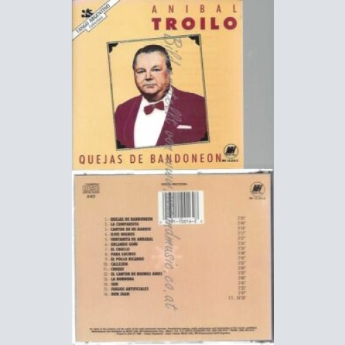 CD--ANIBAL TROILO | --QUEJAS DE BAND