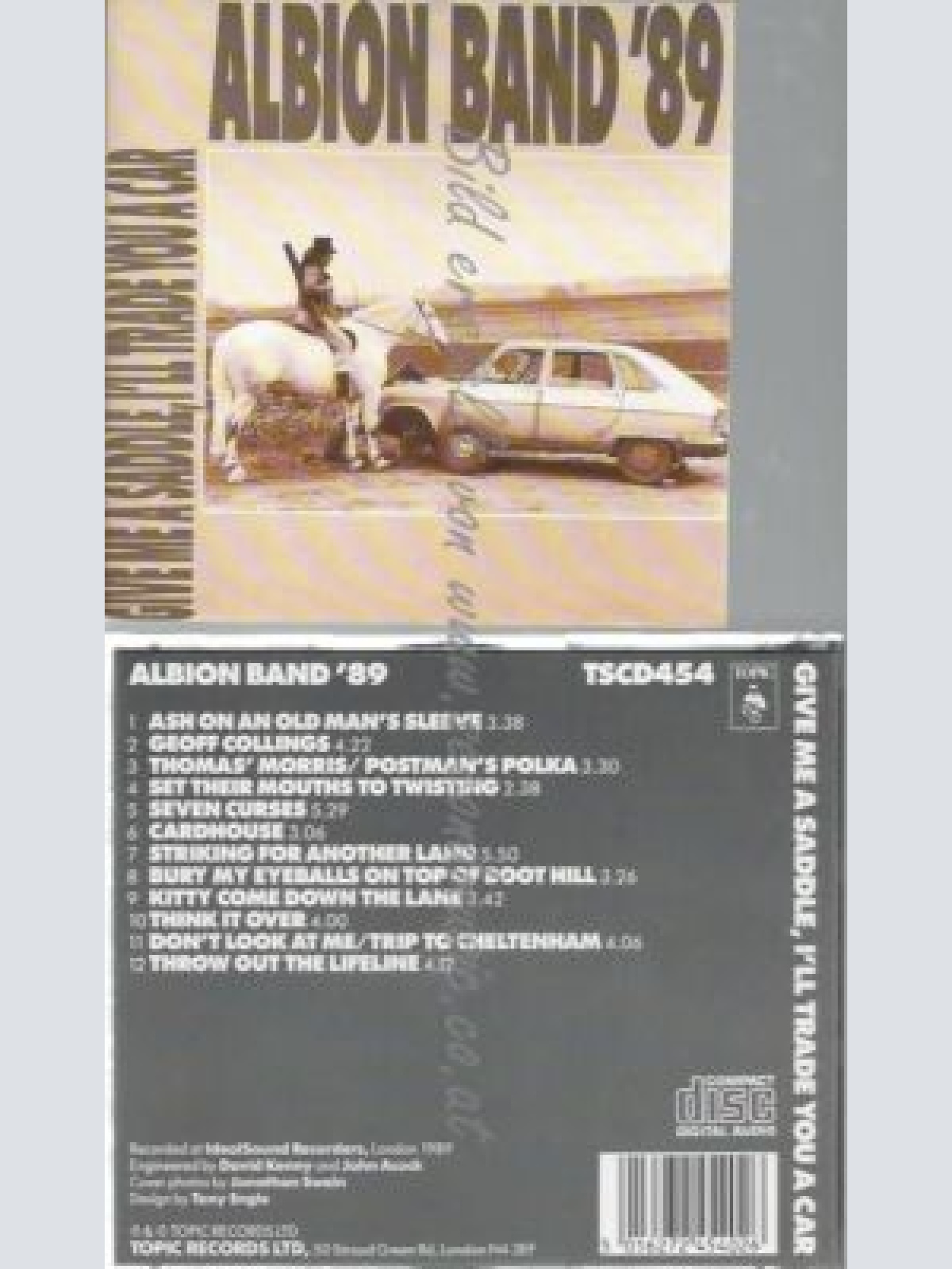 CD--ALBION BAND 89 | --GIVE ME A SADDLE,I'LL