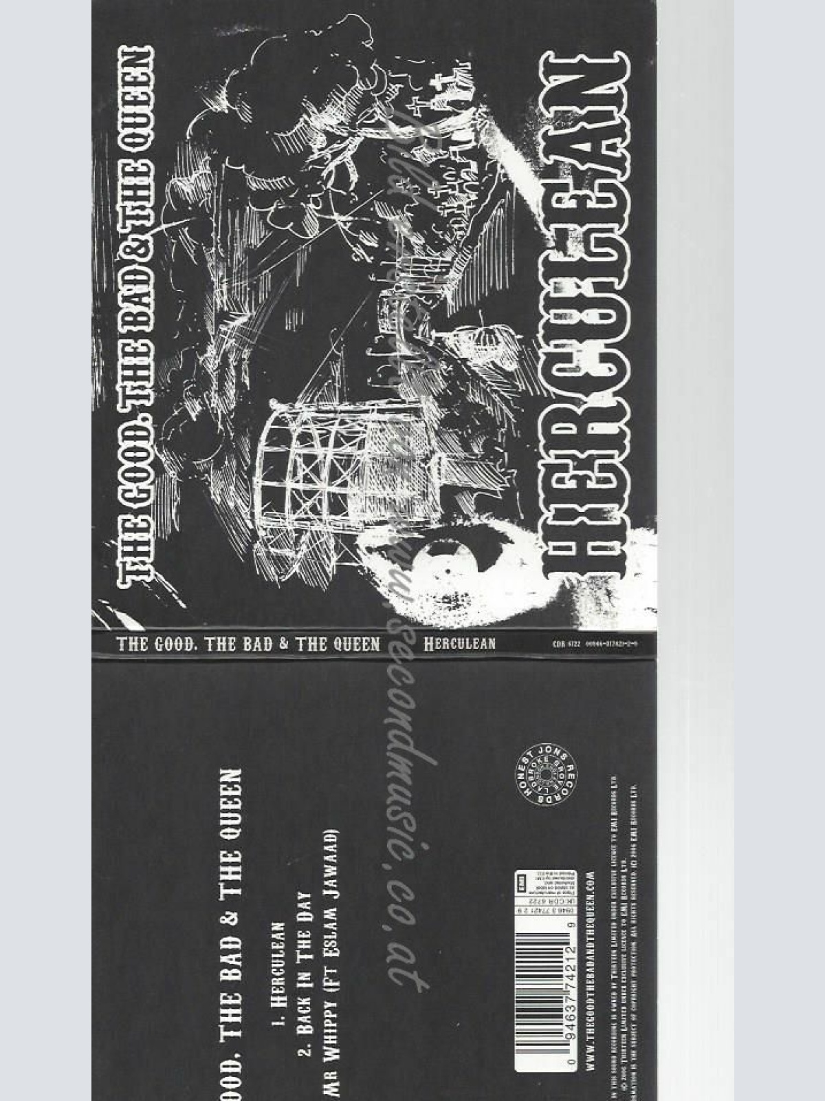 CD--THE GOOD THE BAD & THE QUEEN | --HERCULEAN (DIGI )