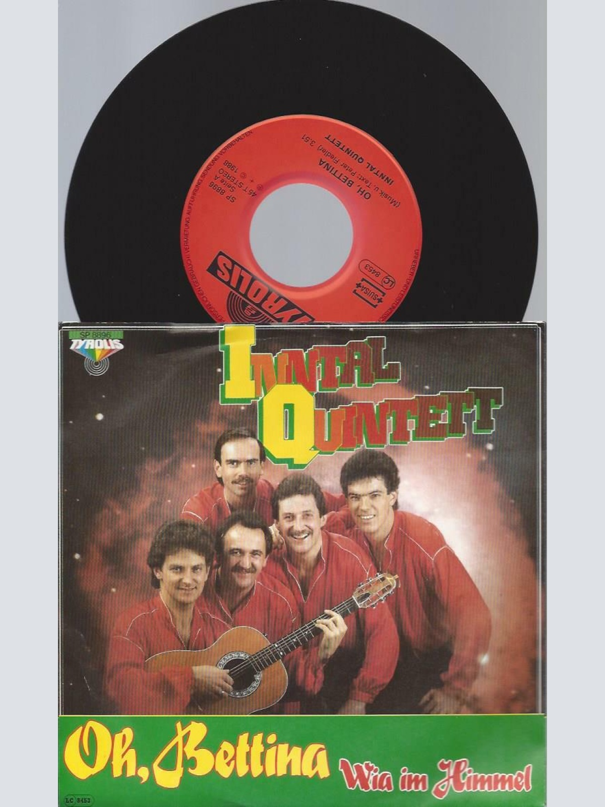 7"     Inntal Quintett – Oh, Bettina