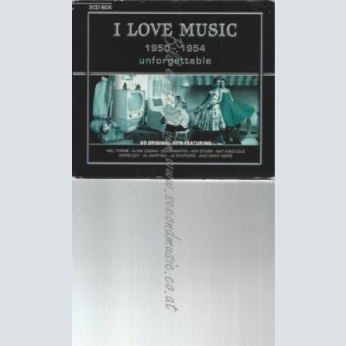 CD--VARIOUS | --UNFORGETTABLE -1950-1954 -- 3 CDs