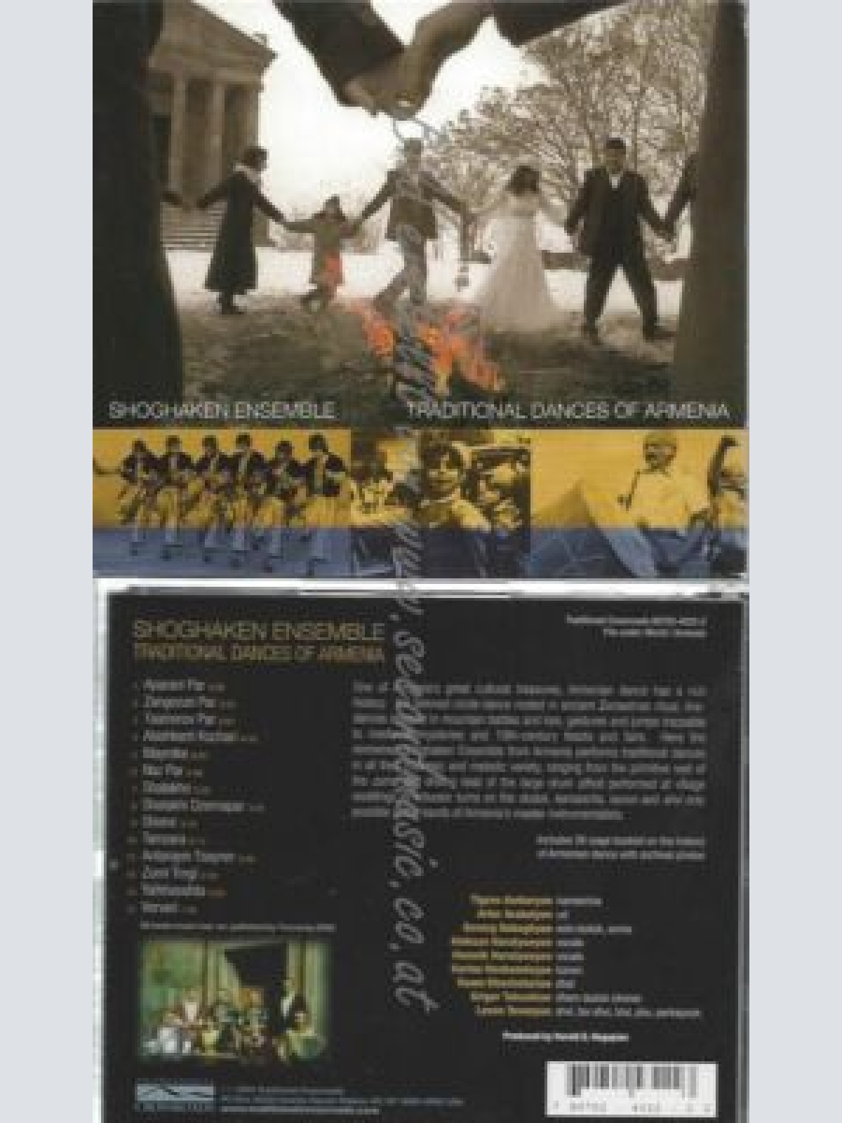 CD--THE SHOGHAKEN ENSEMBLE | --TRADITIONAL DANCES OF ARMENIA