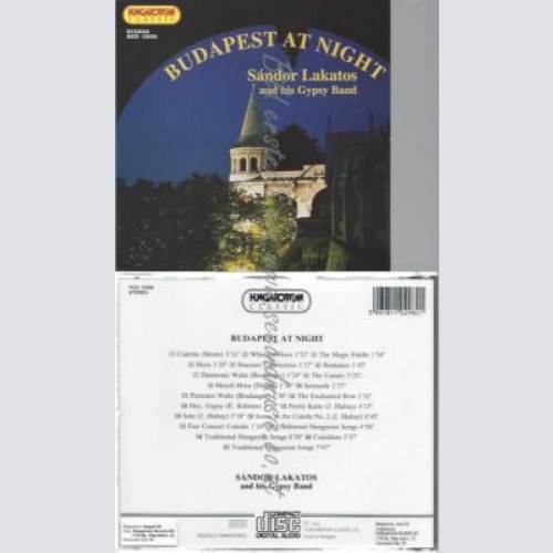 CD--SANDOR LAKATOS | --BUDAPEST AT NIGHT