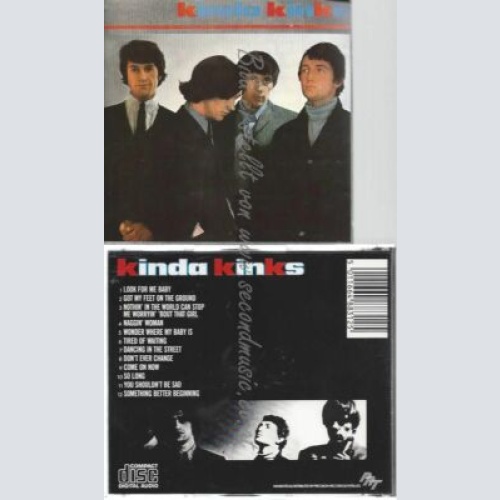 CD--THE KINKS--KINDA KINKS (#CDMP)