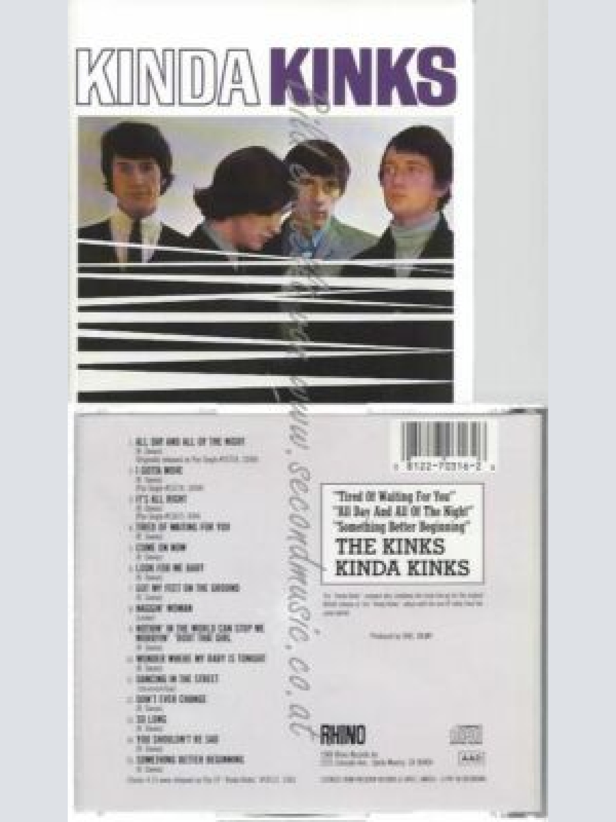 CD--THE KINKS | --KINDA KINKS