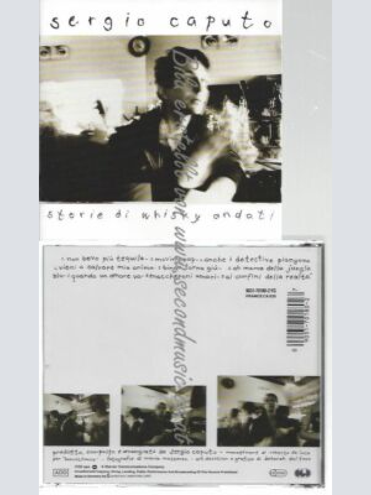 CD--SERGIO CAPUTO | --STORIE DI WHISKY ANDATI
