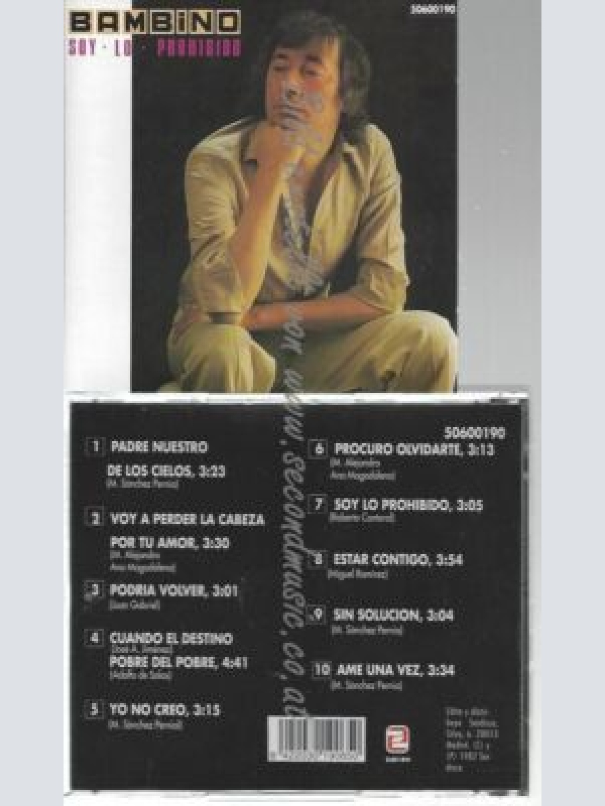 CD--BAMBINO--    SOY LO PROHIBIDO