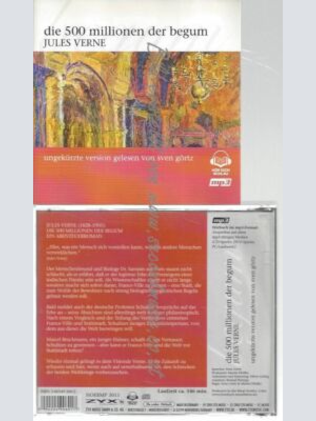 CD--JULES VERNE--    DIE  MILLIONEN DER BEGUM. MAI  | HÖRBUCH